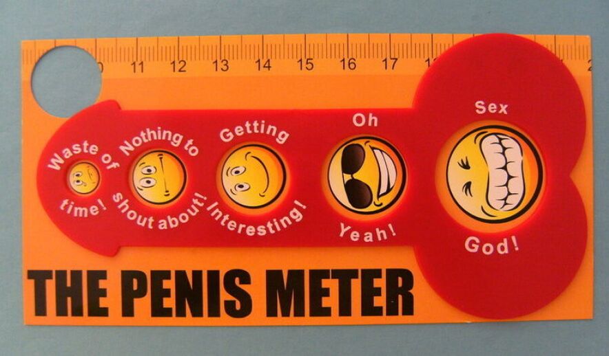 Lineal zur Messung des männlichen Penis